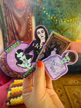 Load image into Gallery viewer, “Mother Knows Best” Lily Munster Water Bottle Sticker
