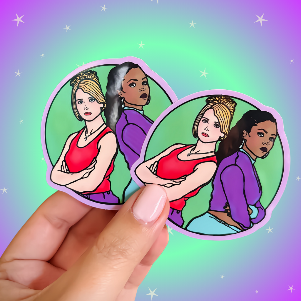 Buffy & Kendra Water Bottle Sticker