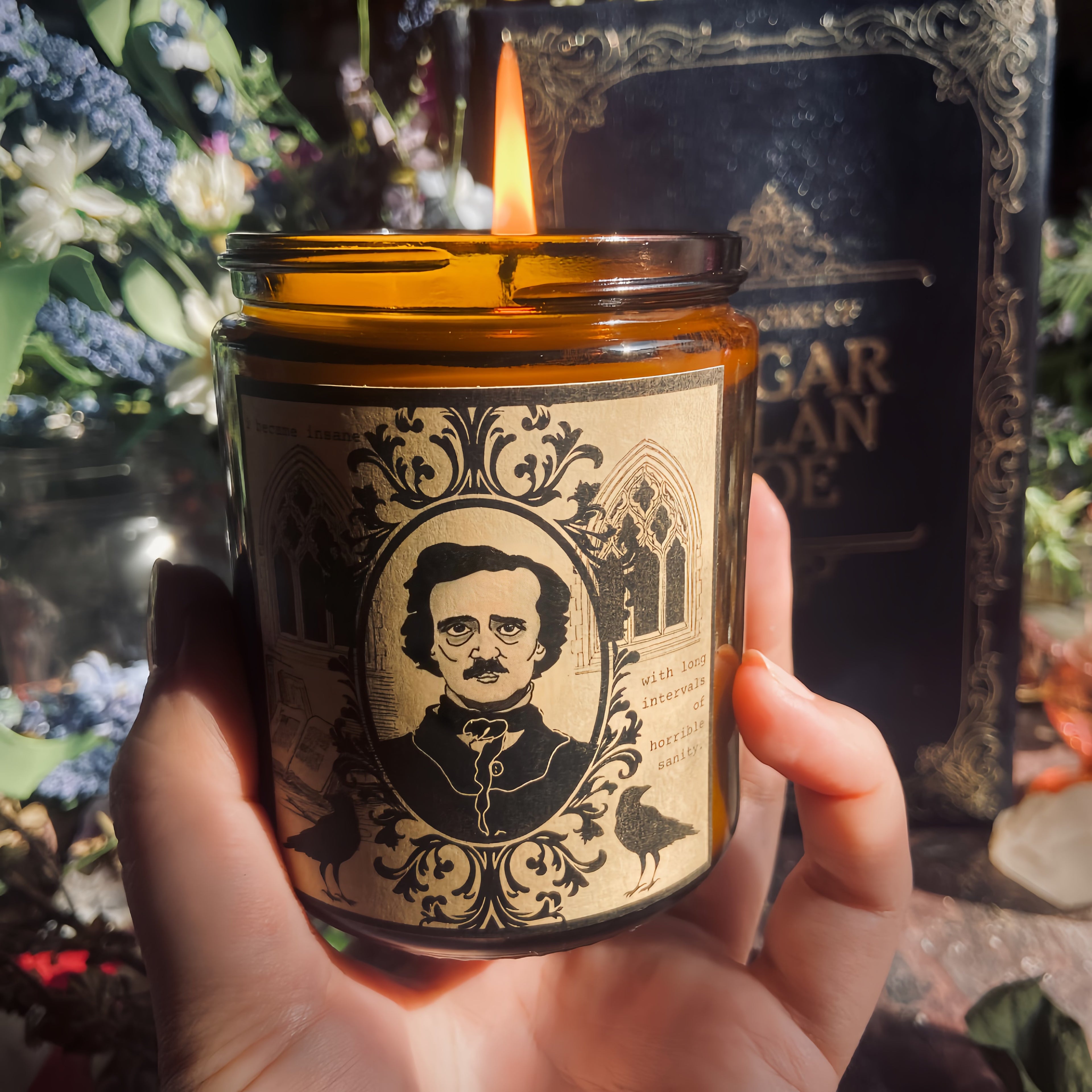Edgar Allan Poe Customizable Soy Candle