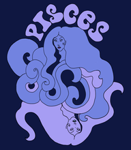 Load image into Gallery viewer, Pisces  Goddess of the Sea Vintage Style Unisex Tee
