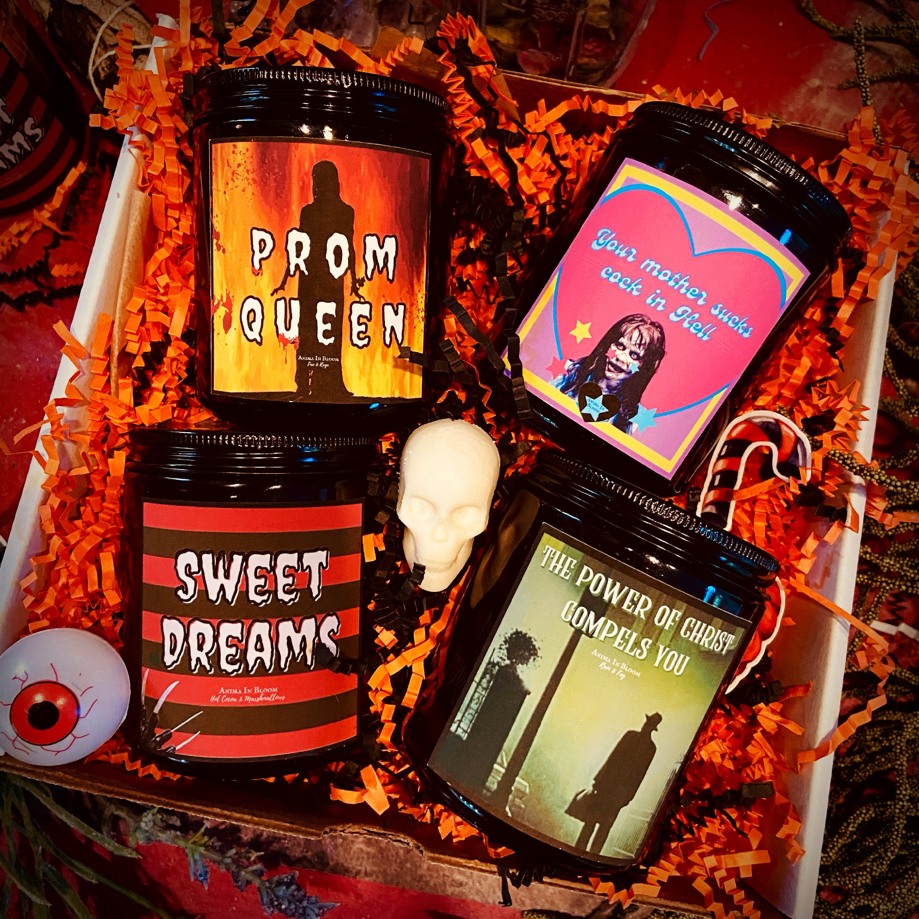 Exorcist “Your Mother Sucks Cock in Hell” Customizable 8oz Soy Candle