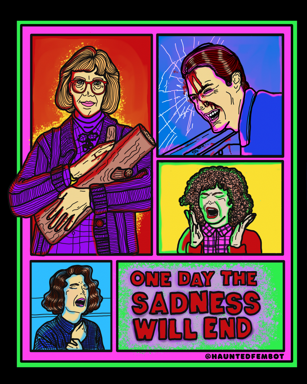 Twin Peaks "One Day The Sadness Will End" Bag