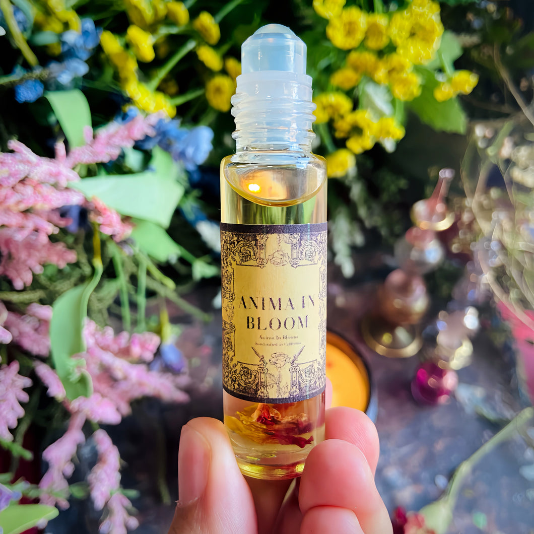 Vanilla, Orange, Lavender “Anima in Bloom” Perfume Oil Roll-On