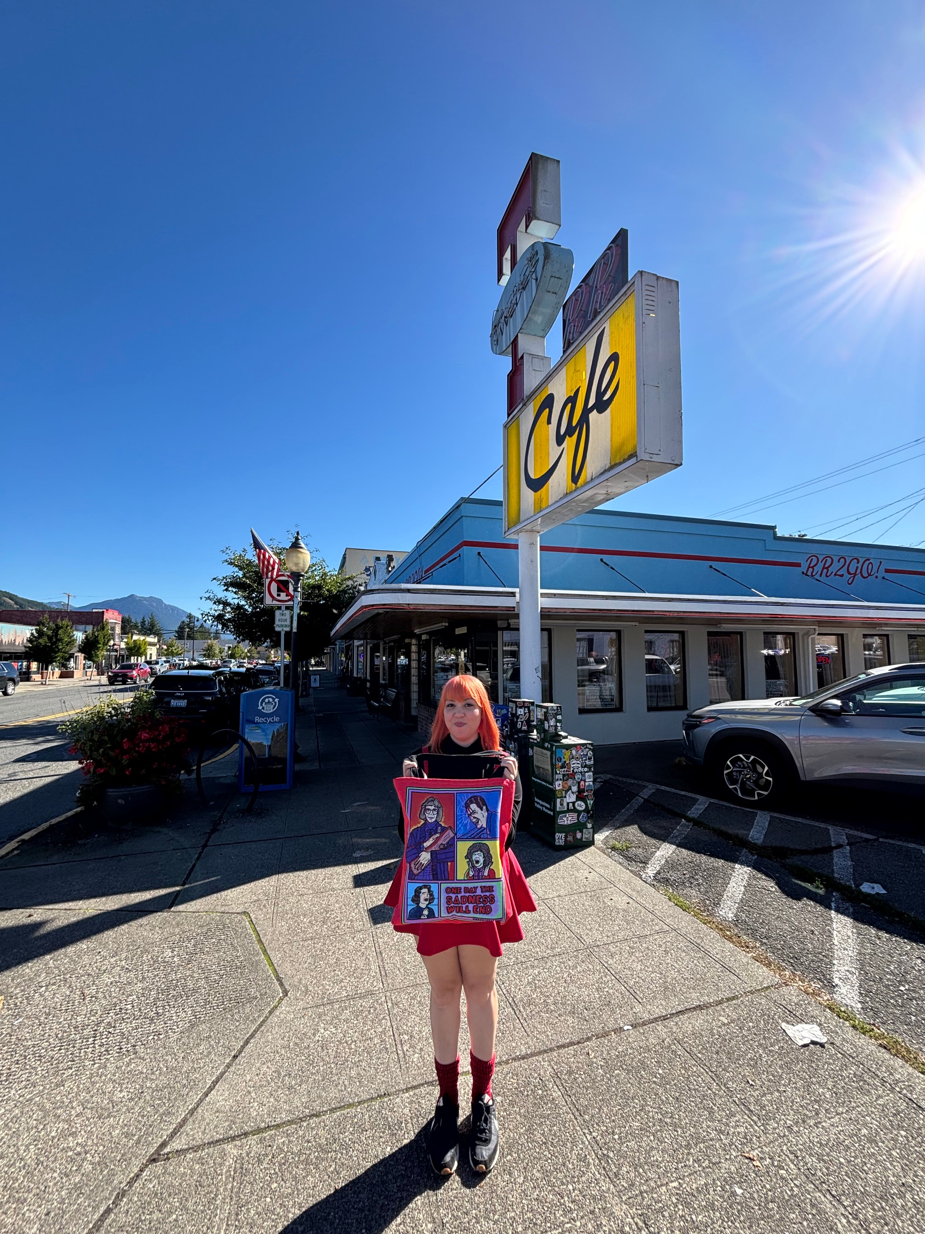 Twin Peaks "One Day The Sadness Will End" Bag