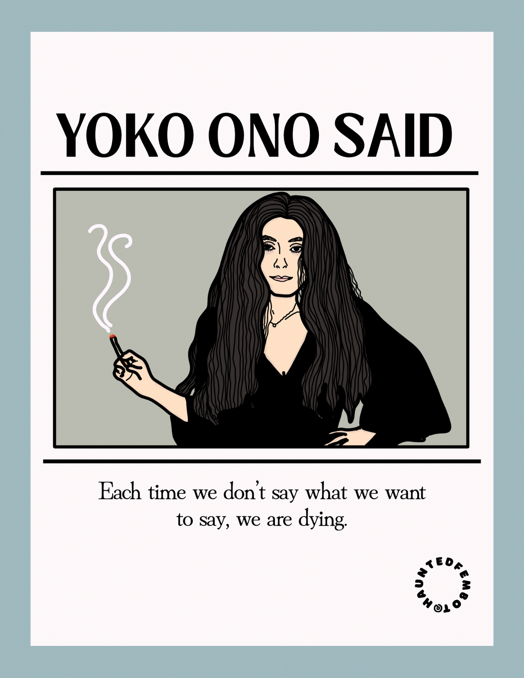 Yoko Ono Postcard (Pre-Sale)