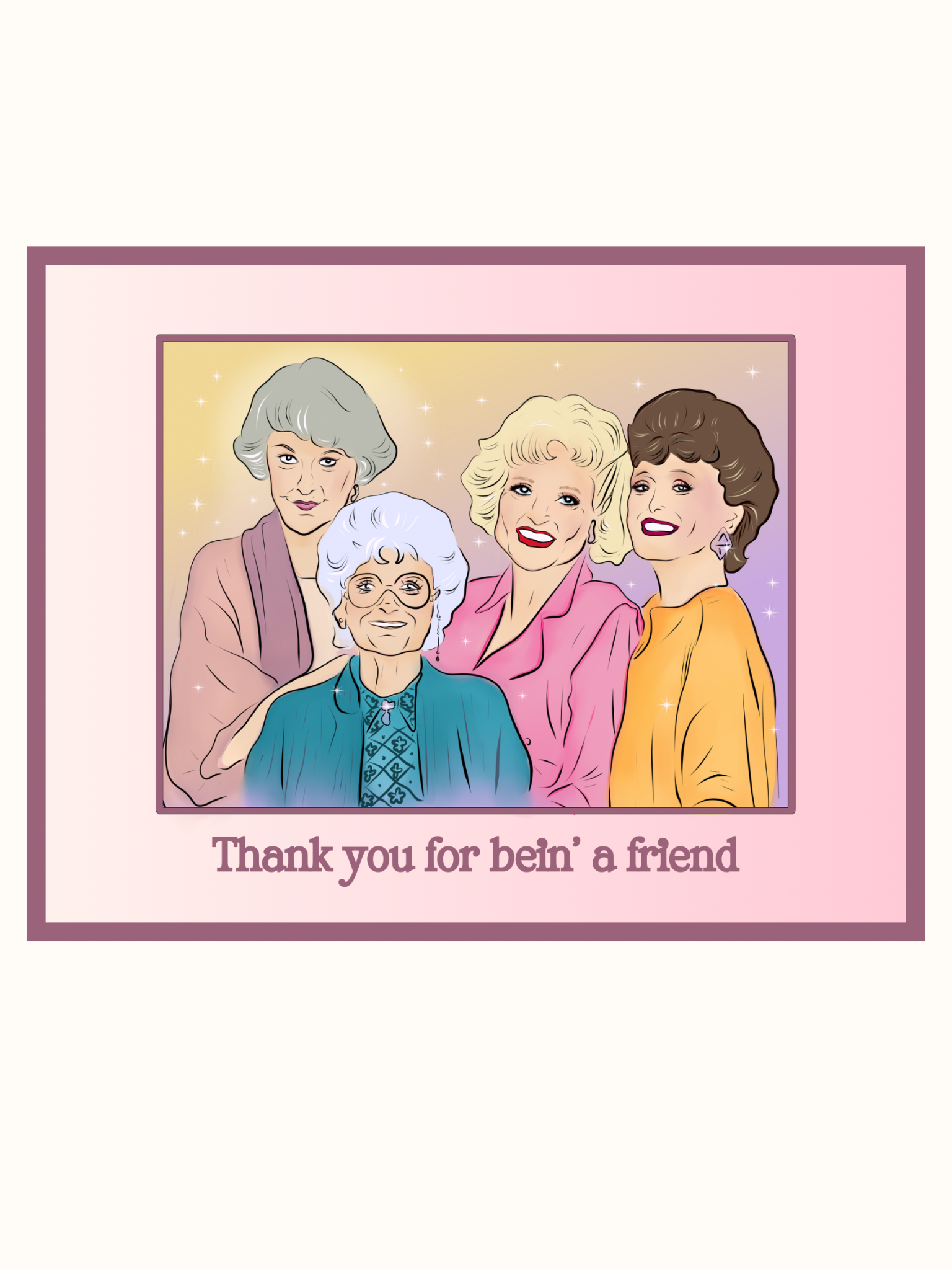 Golden Girls Thank you cards
