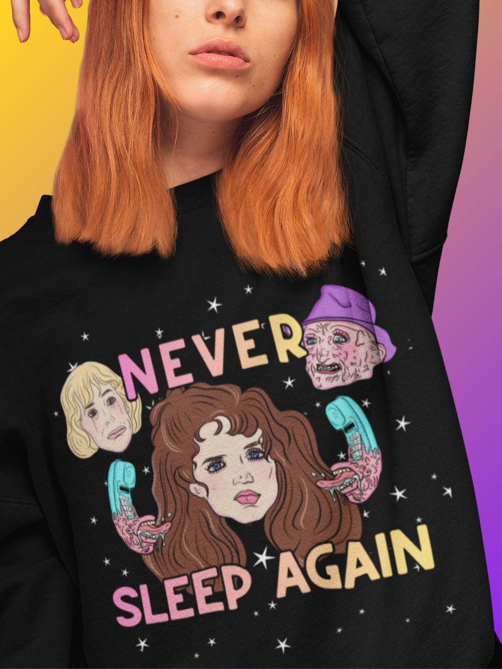 Never Sleep Again Comfy Sweatshirt