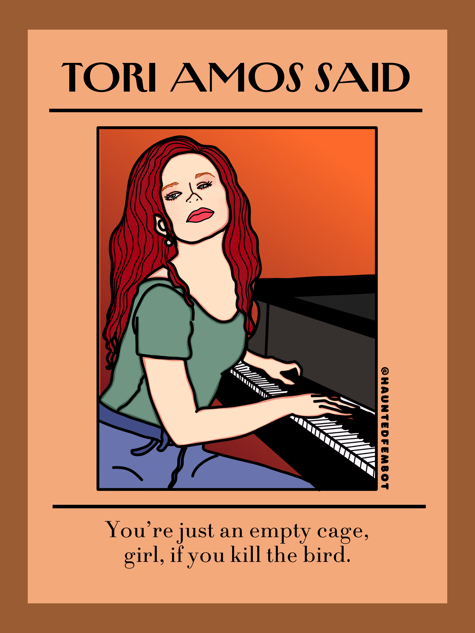 Tori Amos Poster  (24" x 32")