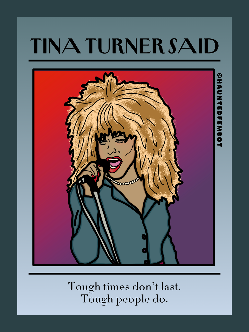 Tina Turner Poster (24" x 32")