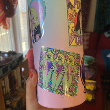 Load image into Gallery viewer, &quot;Anxiety is a Workout&quot; Glitter Water Bottle Sticker
