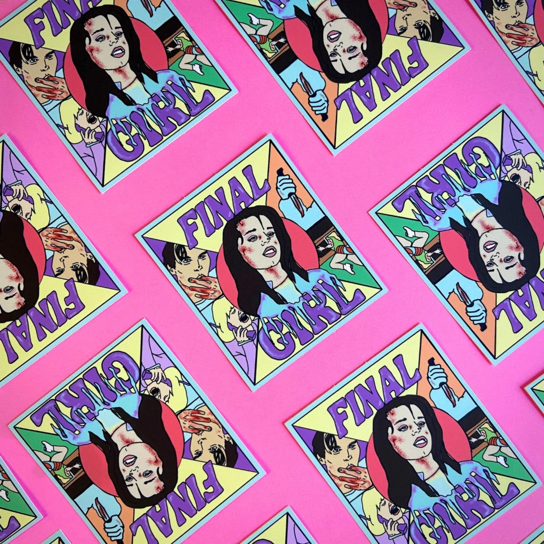 "Final Girl" Scream 96’  Water Bottle Sticker