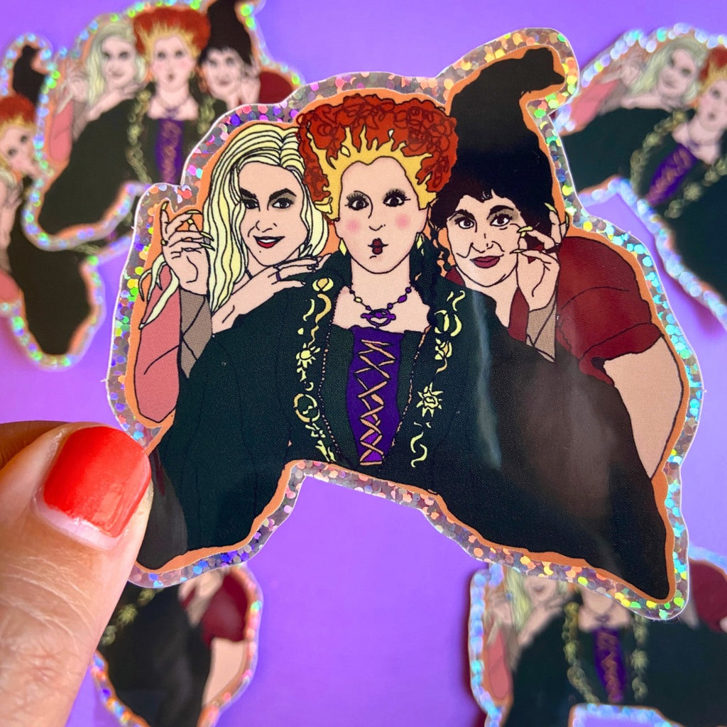 Sanderson Sisters/ Hocus Pocus Water Bottle Sticker