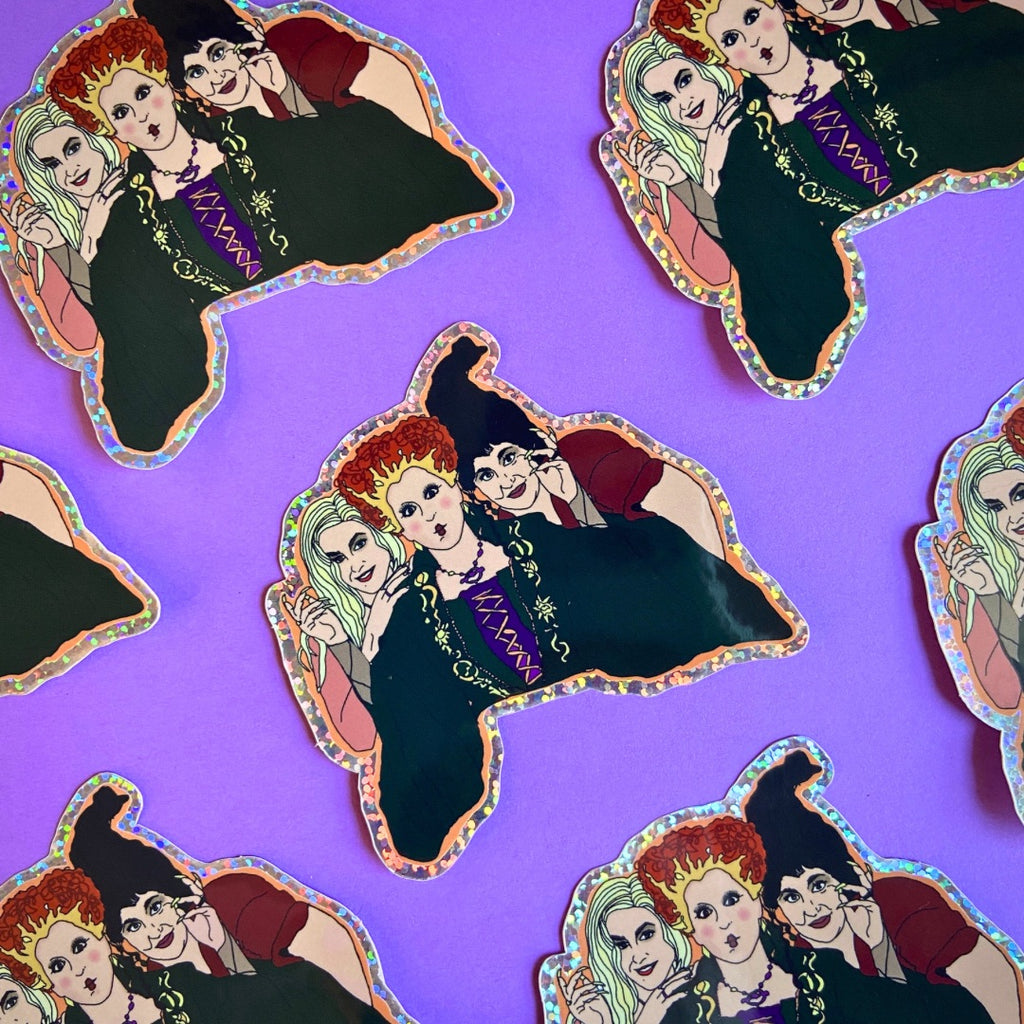 Sanderson Sisters/ Hocus Pocus Water Bottle Sticker