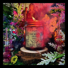 Load and play video in Gallery viewer, “The Bird’s Dead Dru” Buffy The Vampire Slayer Customizable 8oz Soy Candle
