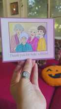 Load and play video in Gallery viewer, Golden Girls Thank you cards
