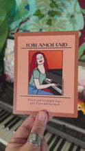Load and play video in Gallery viewer, Tori Amos "You're just an empty cage, girl, if you kill the bird." Postcard
