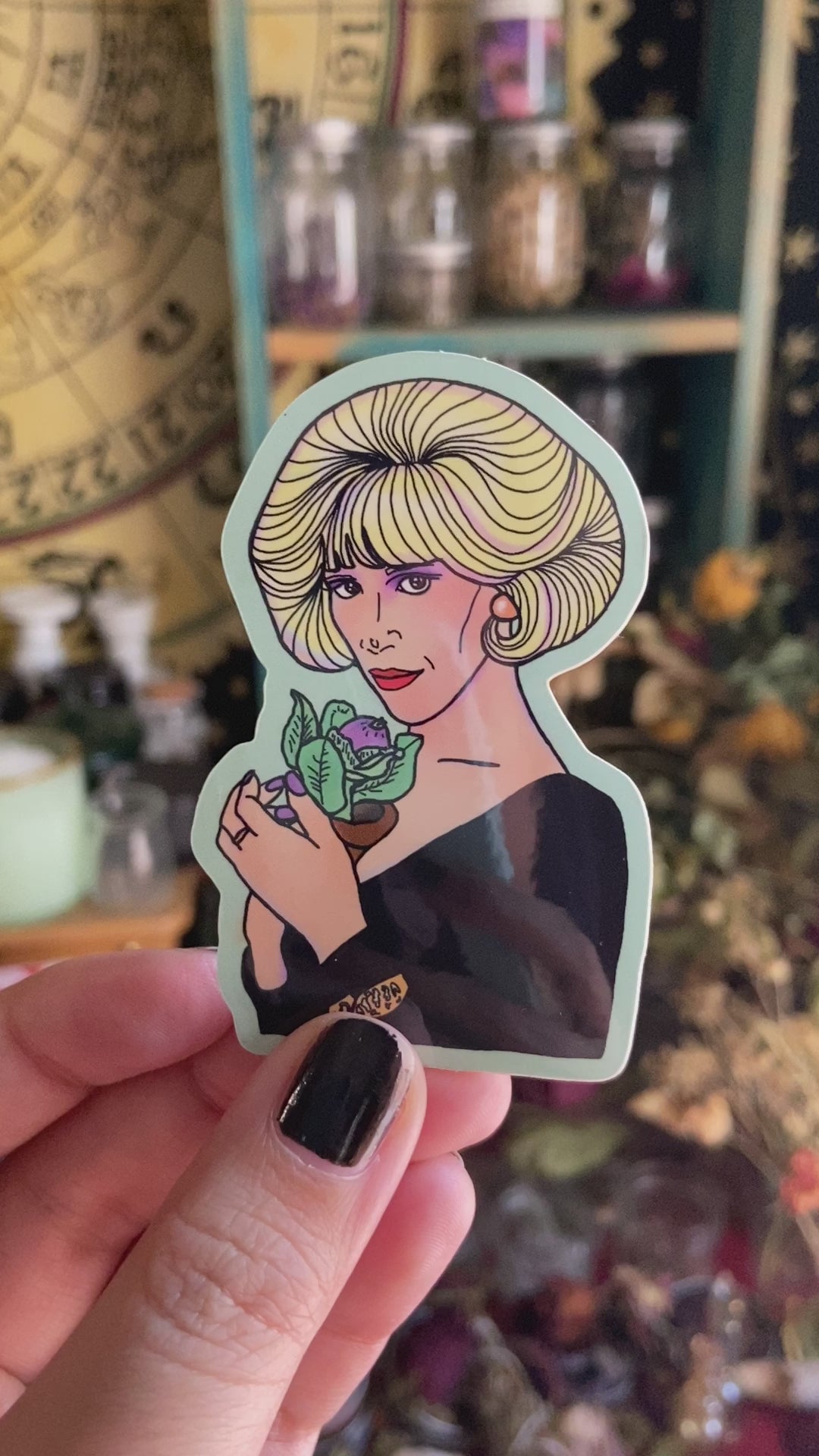 Audrey Little Shop of Horrors Water Bottle Sticker