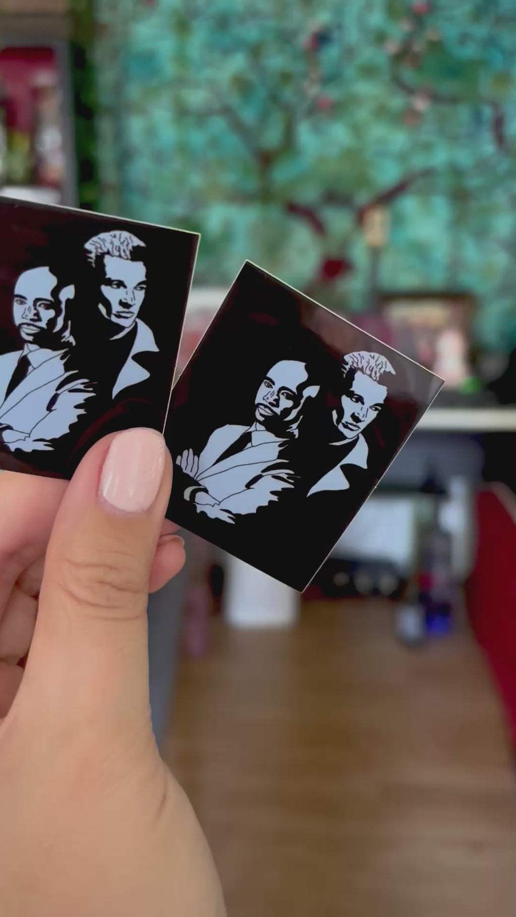 Vendetta Spike vs Principal Wood Sticker