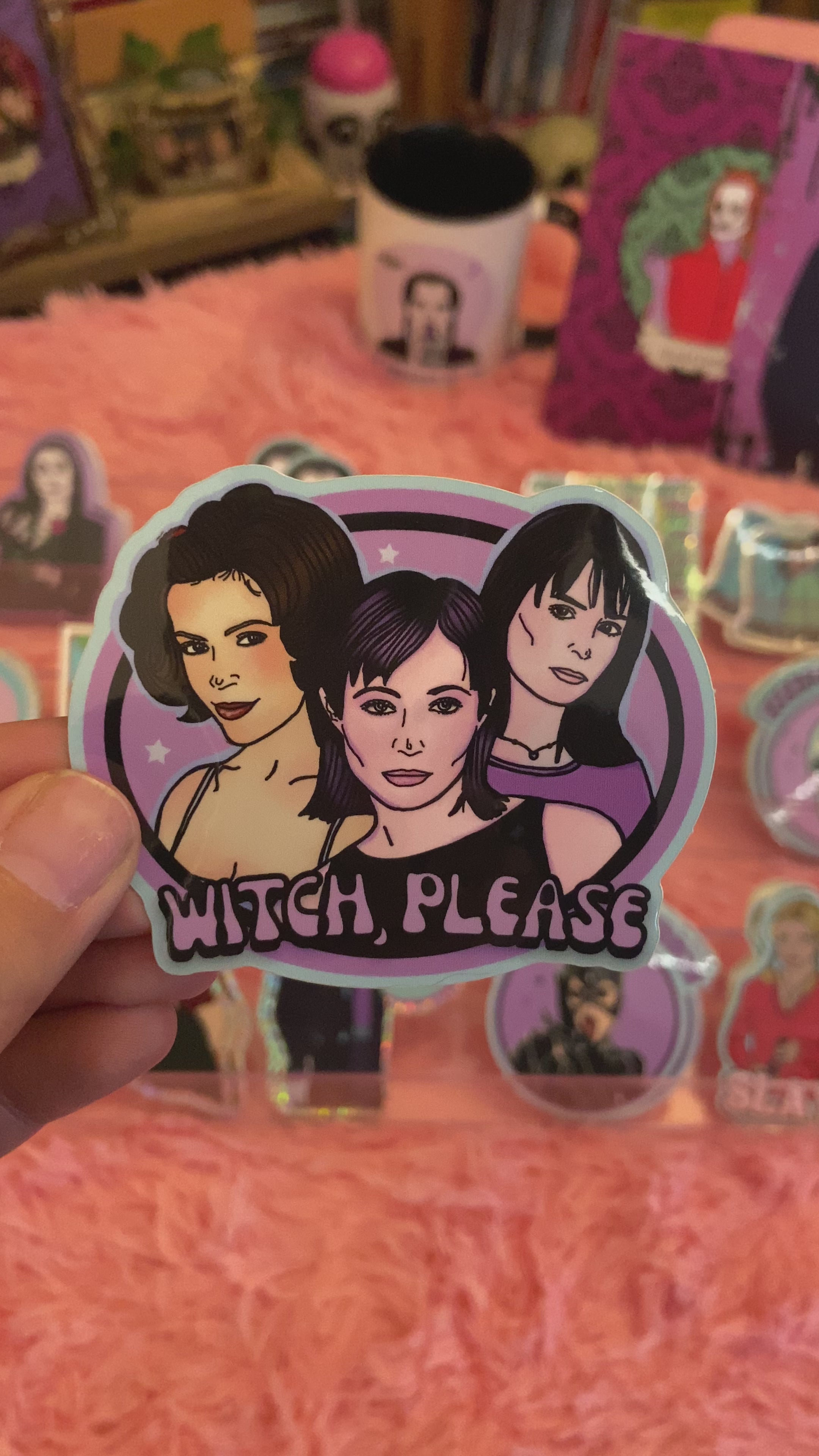 “Witch Please” Charmed 98’  Water Bottle Sticker