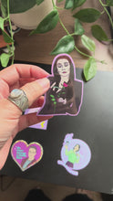 Load and play video in Gallery viewer, Morticia Loves Roses Water Bottle Sticker
