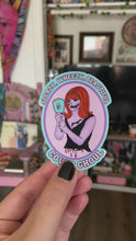 Load and play video in Gallery viewer, "Sleazy, Wheezy, Beautiful Cover Ghoul" Water Bottle Sticker
