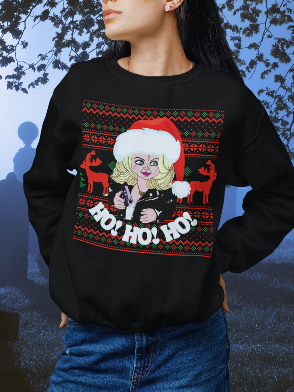 Tiffany "Ho Ho Ho" Christmas Sweater