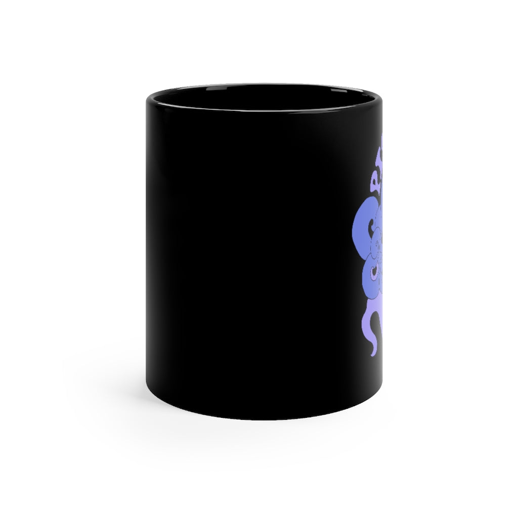 Pisces Goddess of the Sea Black Mug