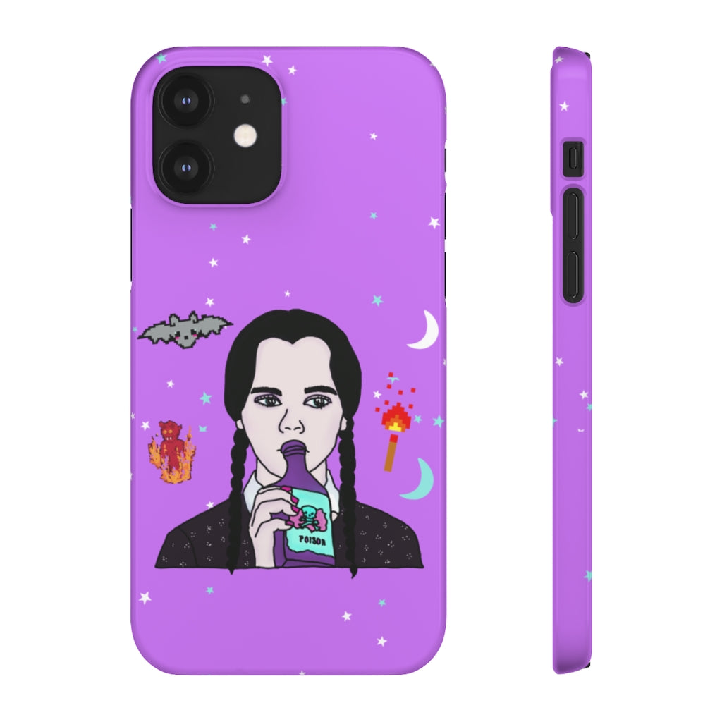 Wednesday Mood Phone Snap Case [purple]
