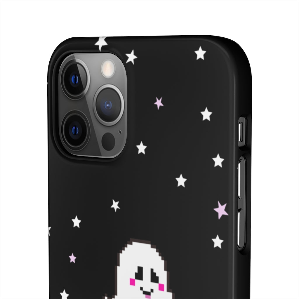 Grinning Ghostie Phone Snap Case