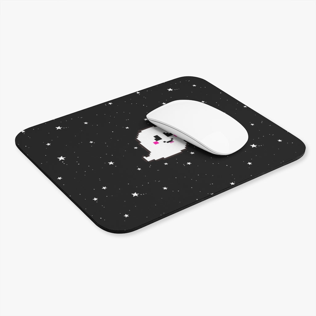 Grinning Ghostie Mouse Pad [black]