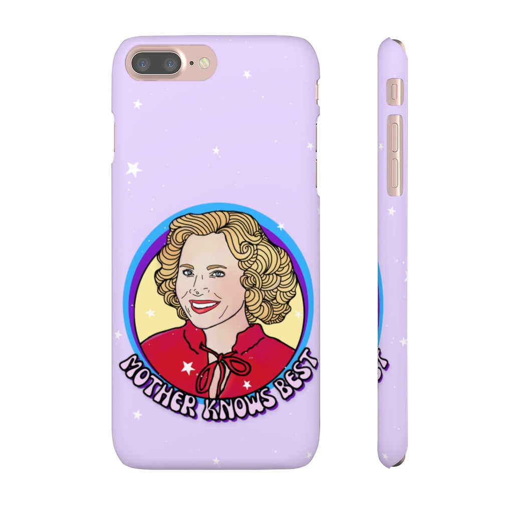 Kitty Forman "Mother Knows Best" Phone Snap Case [lilac]