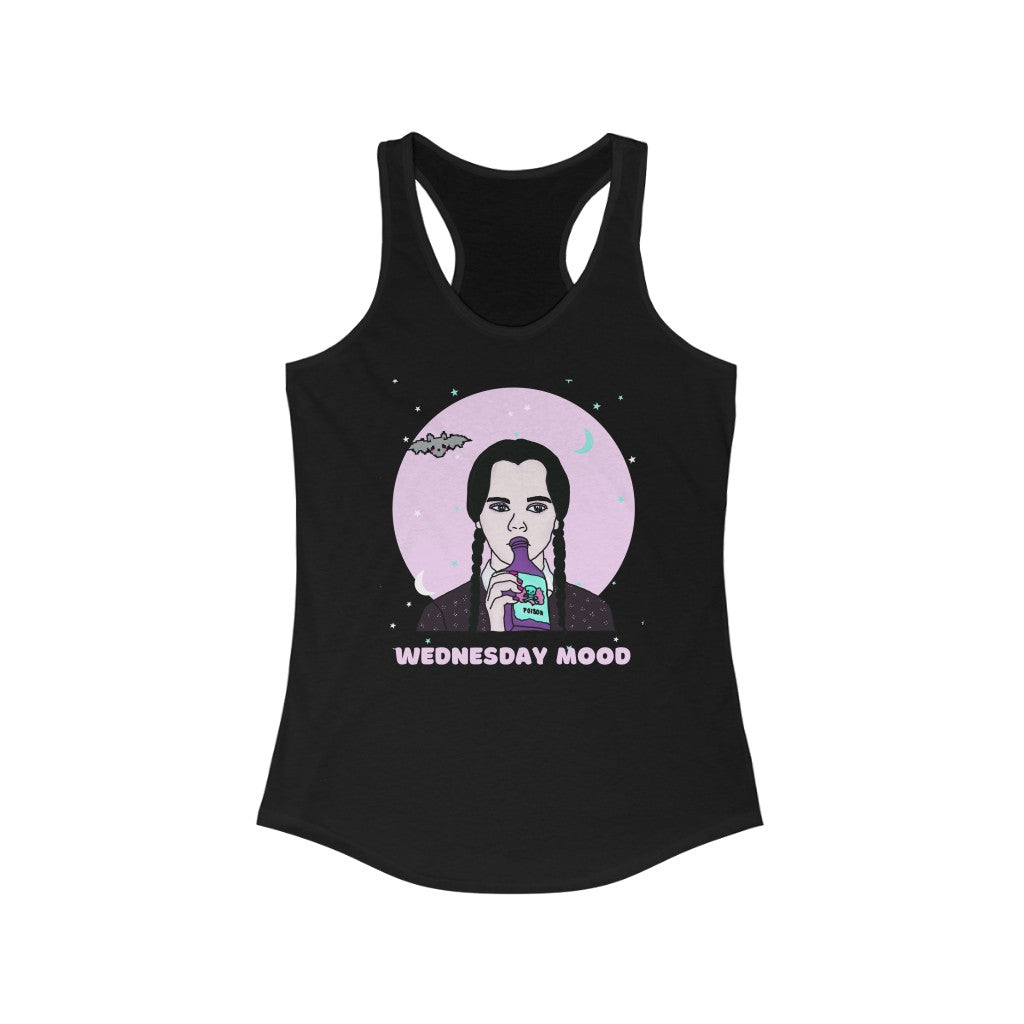 "Wednesday Mood" Racerback Tank