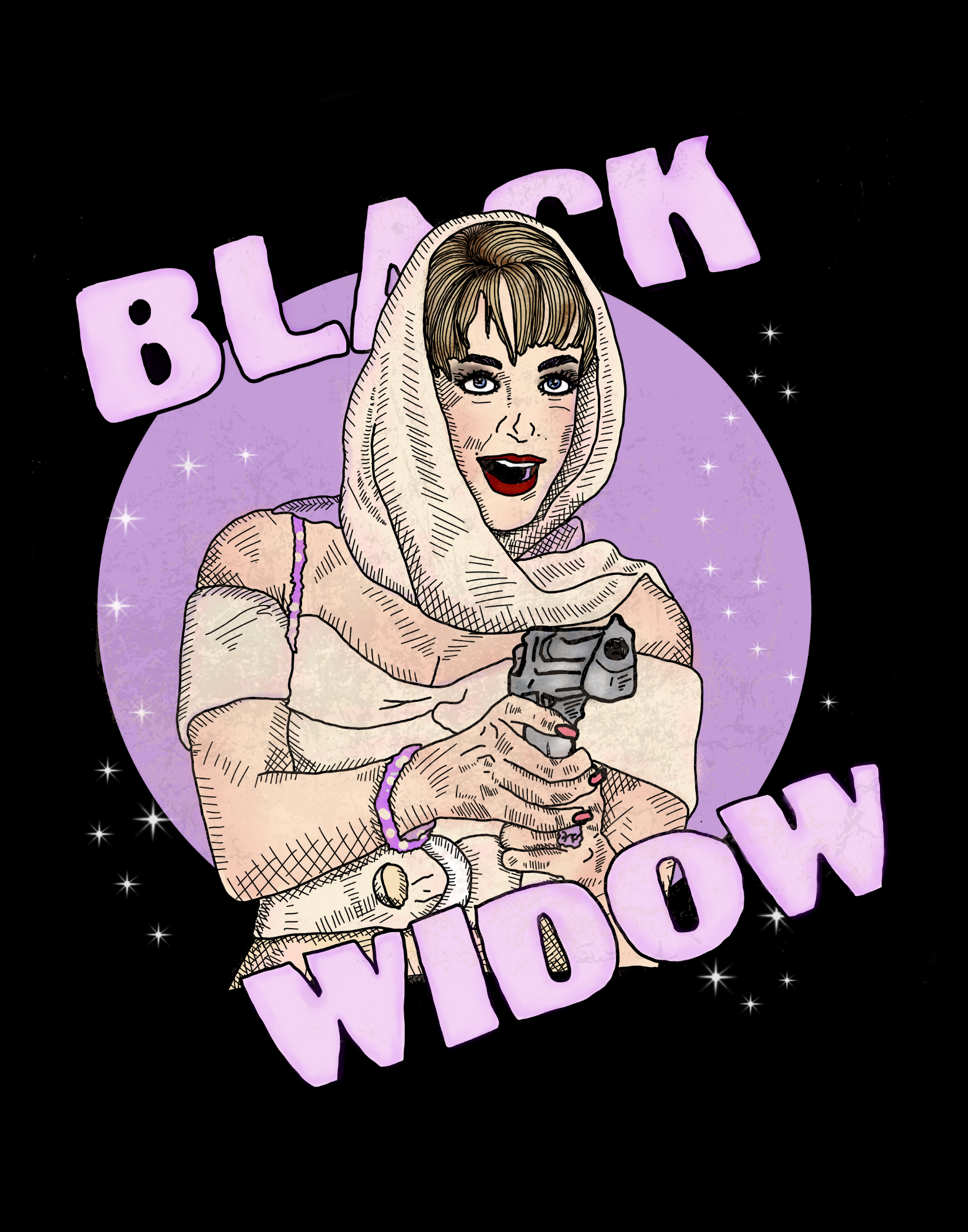 Black Widow Print