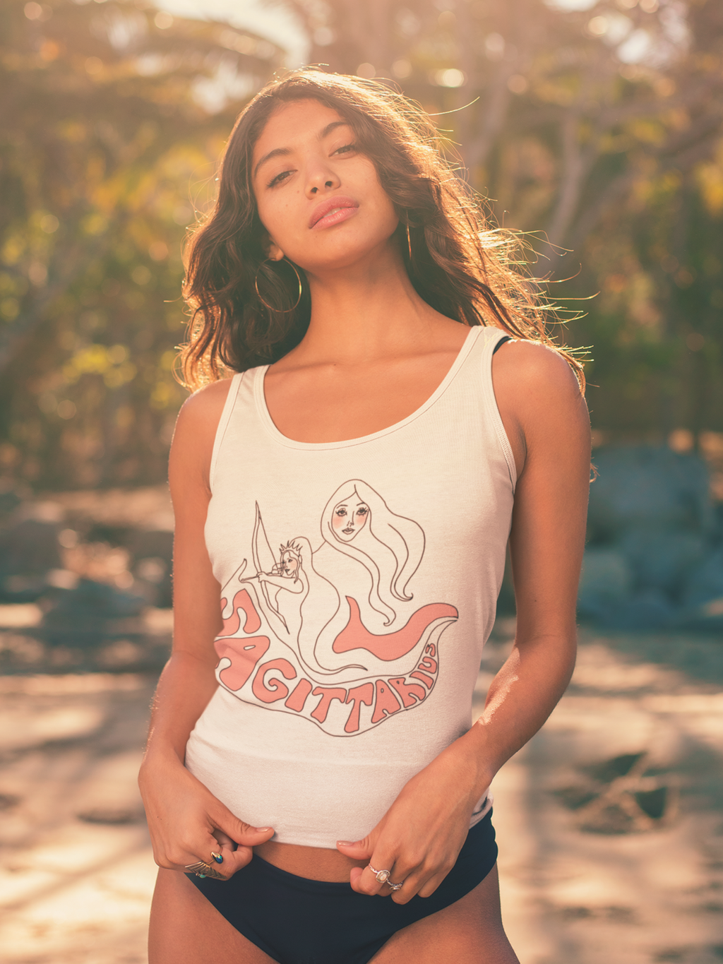 Sagittarius Goddess Racerback Tank