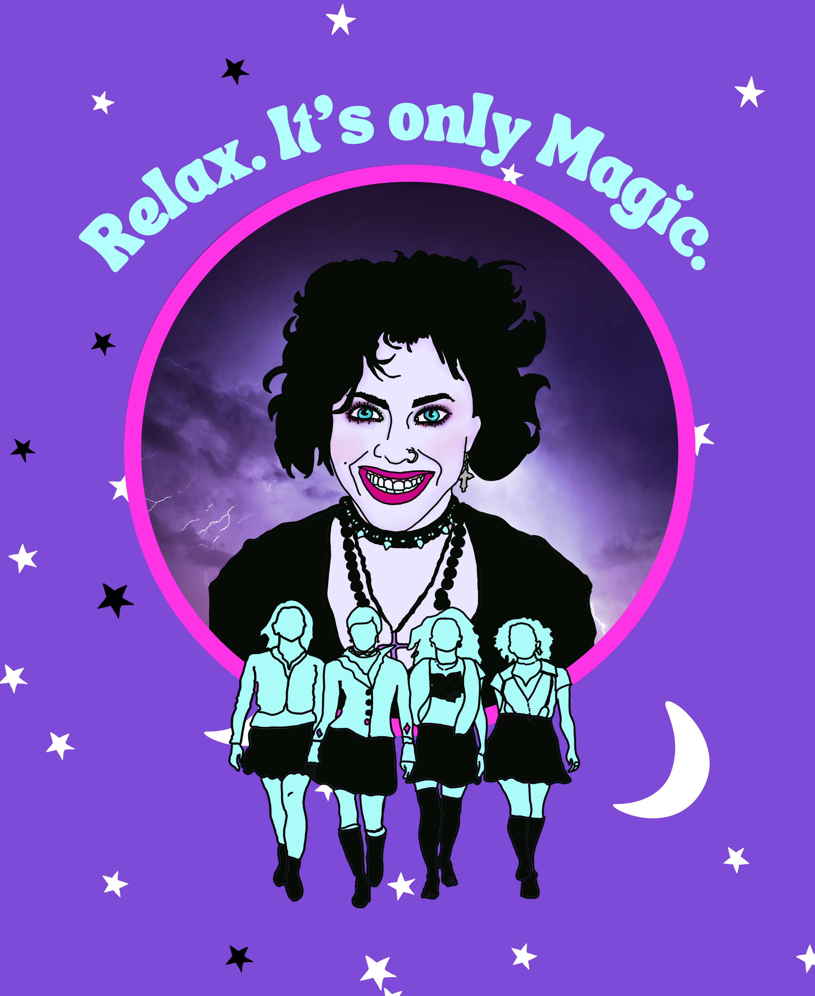 “Relax. It's Only Magic” Nancy Downs Super Soft T-Shirt
