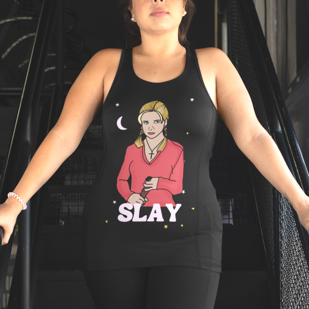 "Slay" Racerback Tank
