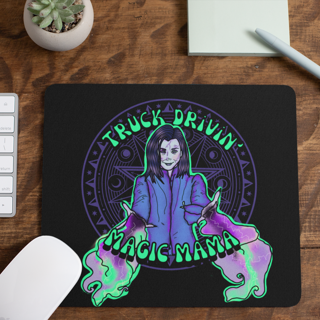 "Truck Drivin' Magic Mama" Mouse Pad