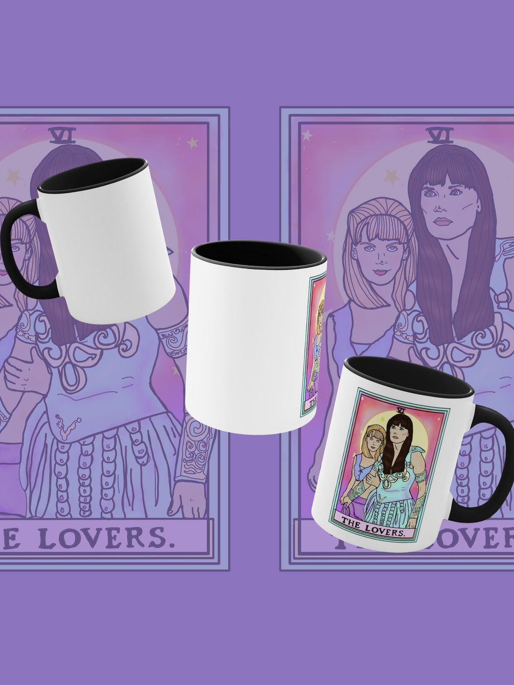 "The Lovers" Lesbian Adventurers Coffee & Tea Mug