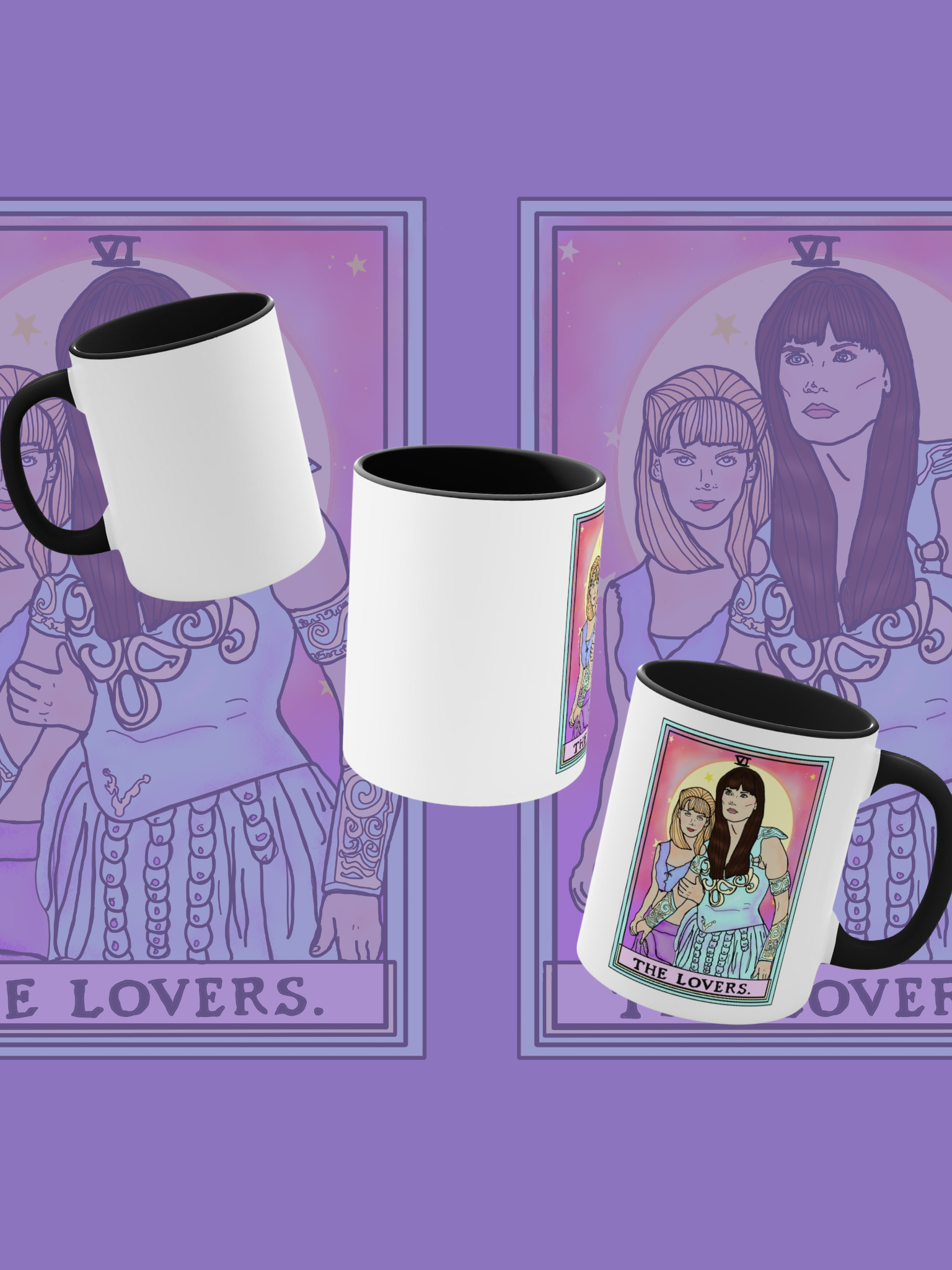 "The Lovers" Lesbian Adventurers Coffee & Tea Mug