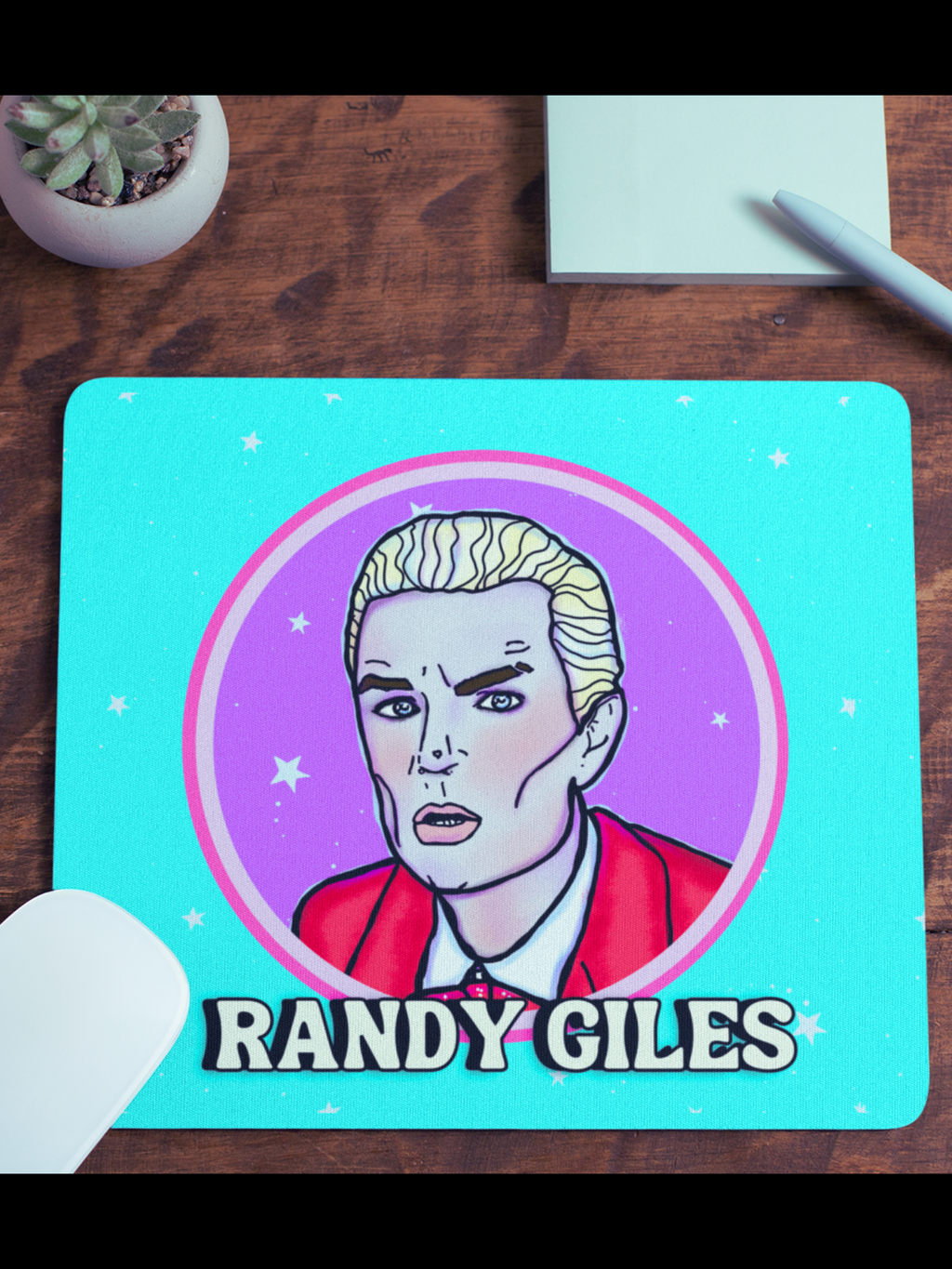 Spike "Randy Giles" Mouse Pad [turqouise]