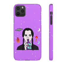 Load image into Gallery viewer, Wednesday Mood Phone Snap Case [purple]
