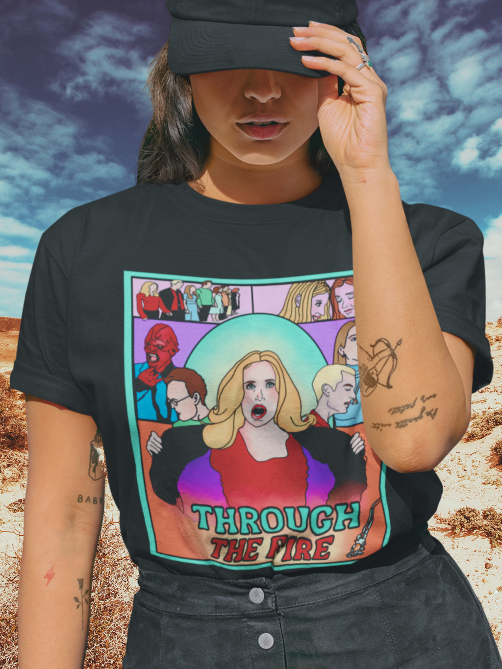 "Through The Fire" OMWF Buffy Super Soft Tshirt