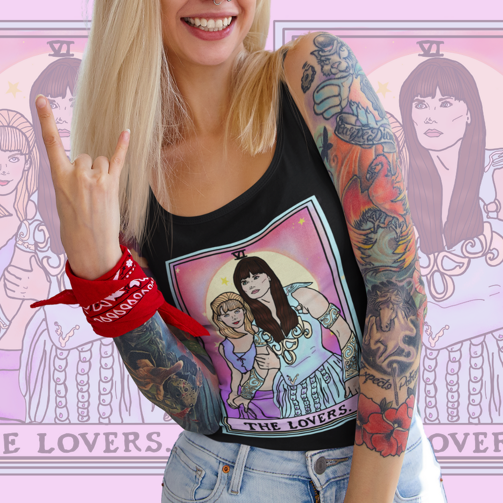 Xena and Gabrielle "The Lovers" Racerback Tank
