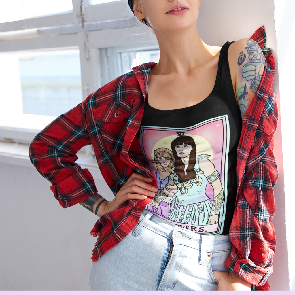 Xena and Gabrielle "The Lovers" Racerback Tank