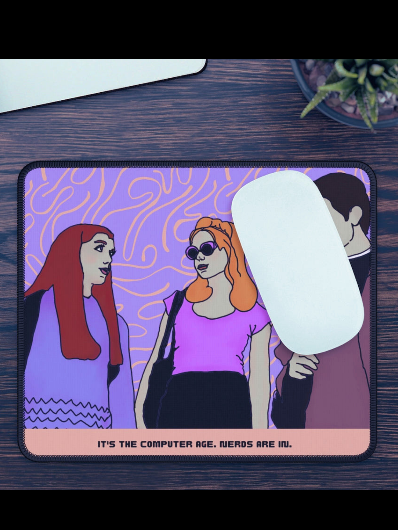 Nerds Are In Scooby Gang Mouse Pad