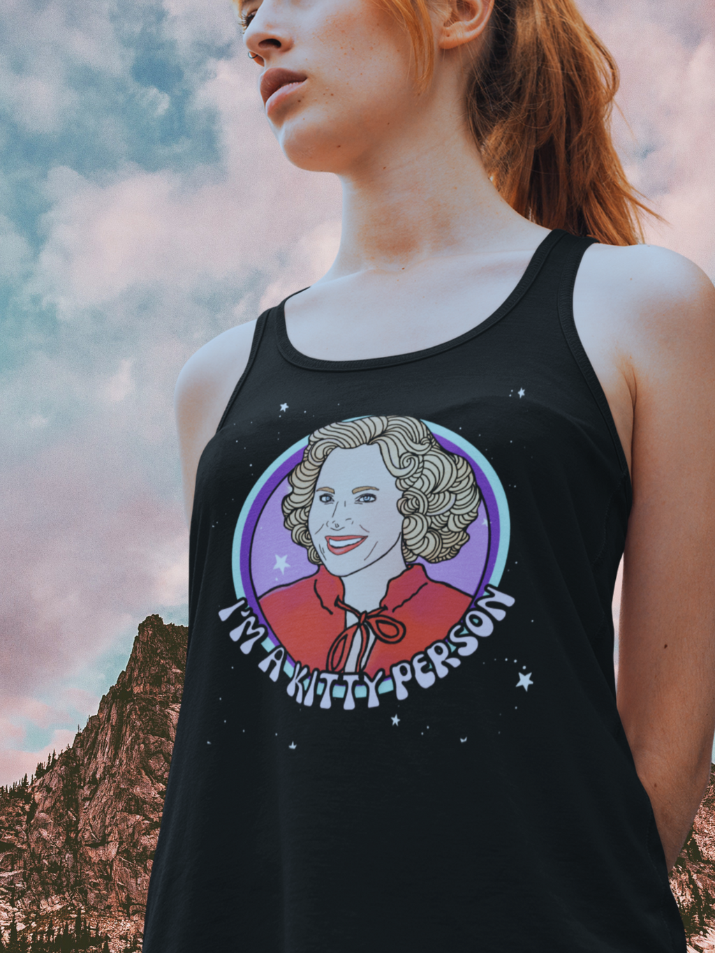 "I'm a Kitty Person" Racerback Tank