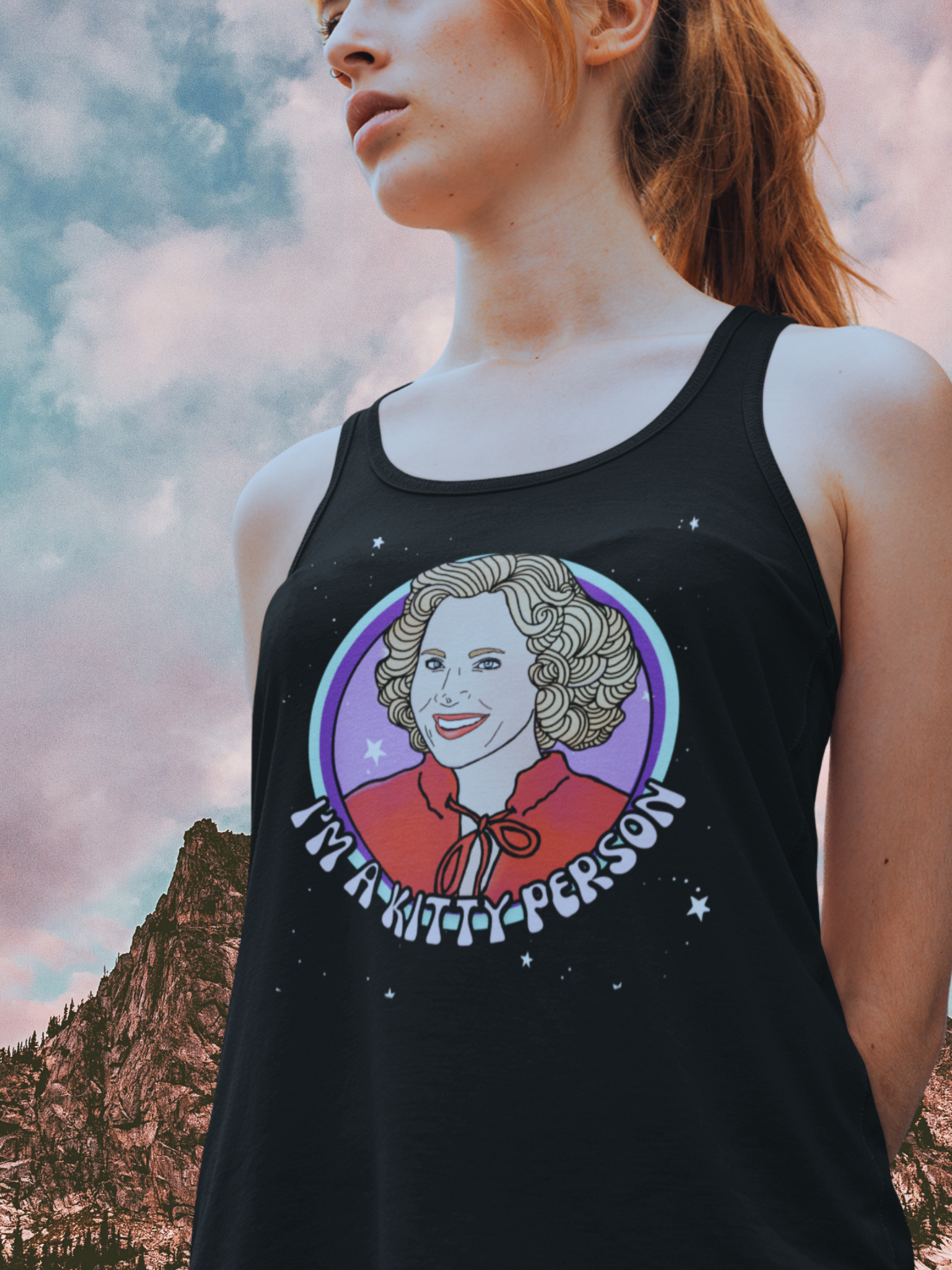 "I'm a Kitty Person" Racerback Tank