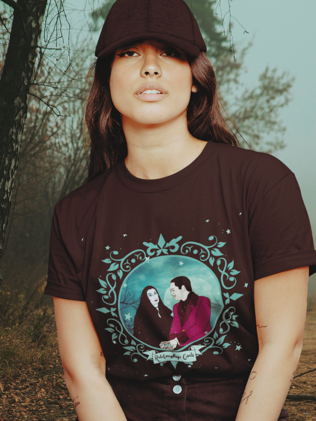 “Relationship Goals” Gomez & Morticia Unisex T-shirt