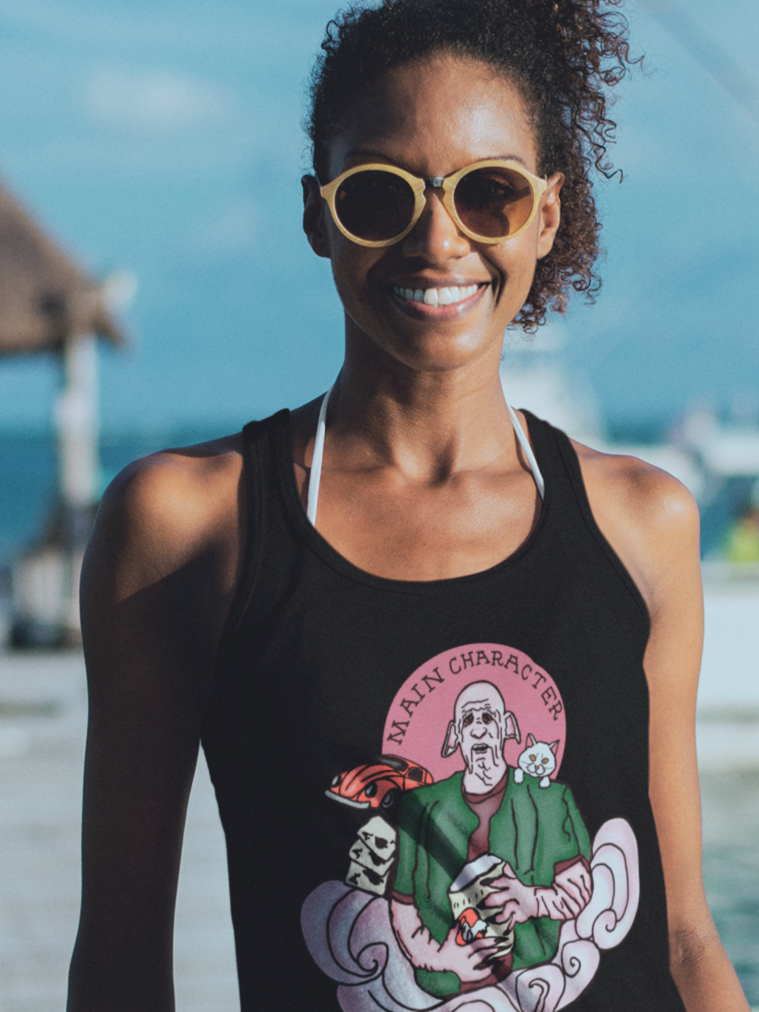 Clem Main Character Racerback Tank