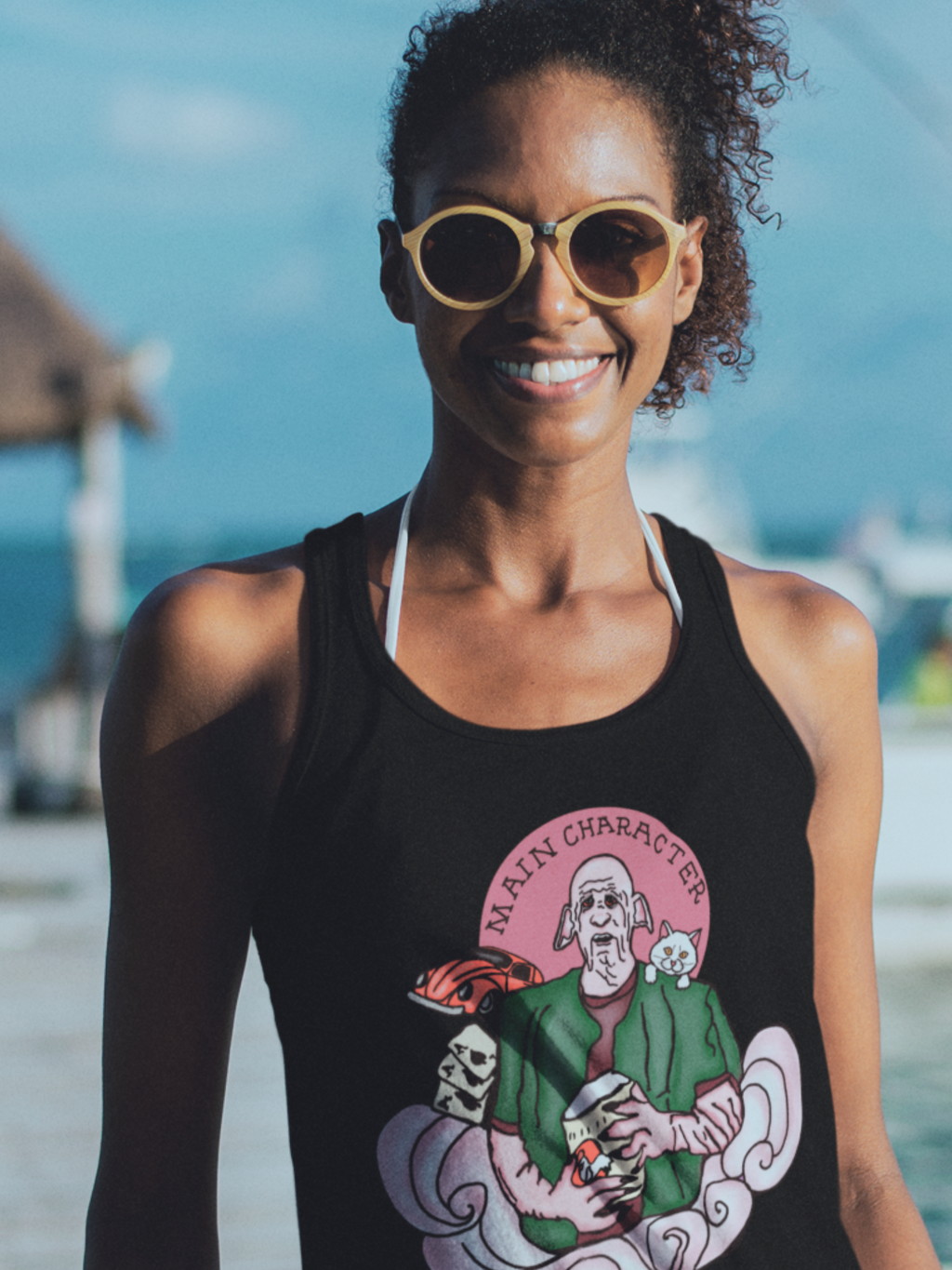 Clem Main Character Racerback Tank